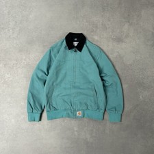 Carhartt WIP Men's Santa Fe Jacket Medium Aqua Western picture