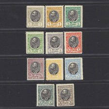 Serbia 1905 King Peter I Karageorgevich MNH OG Complete Set Scott 87-97 picture
