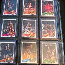Topps 1979-80 NBA Basketball complete set in top loader binder,, Dr J, Kareem  picture