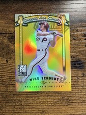 2001 Donruss Elite Passing the Torch 228 /500 Mike Schmidt Scott Rolen HOF Pt19 picture