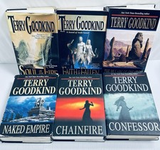 Terry Goodkind Lot Of 6 Sword of Truth Hardcover First Edition Collection picture