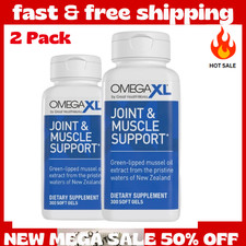 Omega XL 300 Capsules Green Lipped Mussel Joint &Muscle Relief Supplement 2 Pack picture