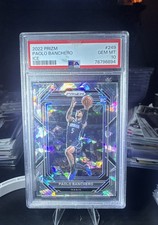 2022-23 Panini Prizm - Paolo Banchero #249 Ice Prizm (RC) Psa 10 Rc Chase 1/20 picture