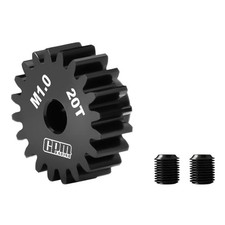 GPM 20Cr Steel Motor Gear 20T w/ Screws for 1/8 ARMMA & Traxxas RC Cars & Trucks picture