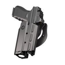 Orpaz T40X Comp w/ Glock 22 Holster with Light for Left-Handed, Paddle picture
