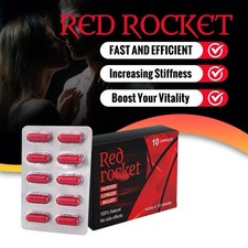 Hot  Red Rocket  Natural Peak Male Enhancement (10) Pills  picture
