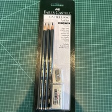 Faber-Castell 9000 Castell Art Set - Pencils, 2B, 4B, 6B, Eraser And Sharpener picture