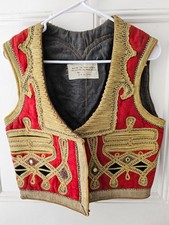 Early 1900's Antique Pakistan Waistcoat Jimi Hendrix In Good Condition picture