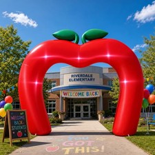 9ft Back to School Inflatable Arch Outdoor Decorations picture