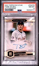2021 Topps Five Star - Autographs Tarik Skubal RC #FSA-TS Auto - PSA 8 picture