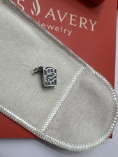 RARE Retired James Avery Sterling Silver 3D Popcorn Bag Charm Uncut Loop 925 HTF picture