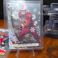 Leaf Optichrome Amber Prismatic Ethan Grunkemeyer Football Card (1) picture
