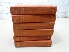 6 Zane Grey Vintage Hardcover Orange Books Set Collier & Sons 1930s Western Lot picture