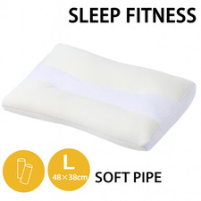 Nishikawa Relax Pillow Sleep Fitness Washable Pillow L size 48×38×6cm Soft Pipe picture