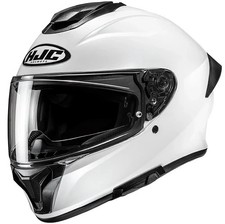HJC C71 SunShield Motorcycle Helmet Pearl White XS S M L XL 2X Sunscreen c-71 BK picture