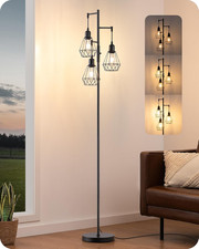EDISHINE 70IN Farmhouse Floor Lamps for Living Room, Dimmable Industrial Tall St picture