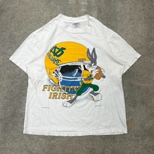 Vintage 1993 Looney Tunes Notre Dame Tee shirt VK15703 picture