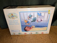Vintage Peter Rabbit Beatrix Potter Music Crib Mobile Wind Up With Box 98 picture