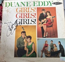 Duane Eddy Autographed Vinyl With COA picture
