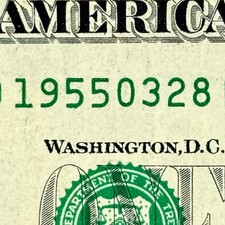 1955 March 28th Birthday Dollar 1955 March 28 Birthday Note Best Present Gift picture