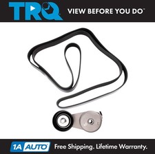 TRQ Serpentine Drive Belt Component Kit Fits Various Makes and Models picture