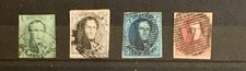 BELGIUM 1861 SG 12,13,14,15 FINE USED picture