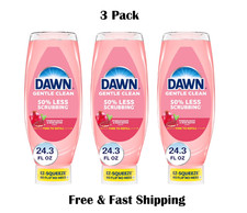 Dawn Gentle Clean EZ-Squeeze Dish Soap, Pomegranate Rose Water 24.3 fl oz 3 Pack picture