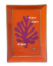 Jonathan Adler Playa Rectangle Tray Orange picture
