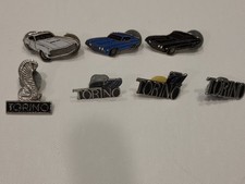 Vintage FORD TORINO GT/COBRA-7 Pin Lot- Hat Pin, lapel pin, tie Pin Enamel-rare  picture