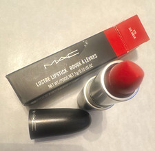M·A·C Lustre Lipstick 520 See Sheer Red Shade Lustre Effect Stick 0.10 oz picture
