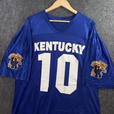 VTG Kentucky Wildcats Football Jersey Men’s M Blue Dazzle UK Cats NCAA SEC #10 picture