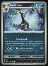 Umbreon 130/197 Uncommon - Pokemon Obsidian Flames picture