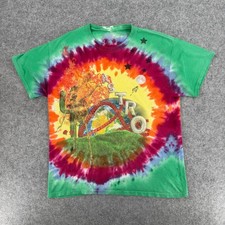 Astroworld Wish You Were Here Tie Dye Multi Color Travis Scott Shirt Size Large picture