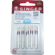 Pack of 10 Singer 2020 Universal Home Sewing Machine Needles picture