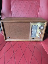 Vintage Realistic MTA-12 693 AM/FM Tabletop Radio Wood Veneer picture