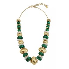 Robert Lee Morris Soho Mixed Beaded Statement Necklace picture