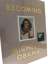Michelle Obama Becoming Hardcover Deluxe Edition Signed by Michelle Obama Sealed picture