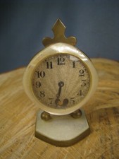 Rare Antique Mini Didisheim-Goldschmidt Fils Swiss Mother of Pearl Travel Clock picture