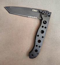 CRKT M16-10KS M16 Carson Design Tanto Combo Edge Liner Lock Pocketknife Black picture