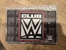 EXCLUSIVE OFFICIAL CLUB WWE FOUNDER ACRYLIC CASE MATCH USED CANVAS WELCOME KIT picture