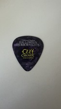Universal Studios Halloween Horror Nights Ozzy Osbourne Purple Guitar Pick picture