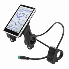 Upgrade Your E-Bike LCD Display 5-Pin 24-60V with Speed, Battery & Trip Monitor picture