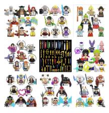 One Piece Mini Figures Luffy Zoro Sanji Nami Ace Garp Set picture