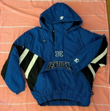 Vintage Starter Kentucky Wildcats Jacket Large Pullover Anorak UK Big Logo picture