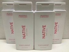 Native Body Wash, Grapefruit & Bergamo, Sulfate Free, 18oz, 4 Pack picture