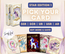 [RESTOCK 9/2] My Little Pony Friendship Eternal Star 1 | PICK YOUR CARD picture