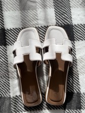 Hermès Oran Sandals Leather 'Blanc' - Size 36 EU / 6 US picture