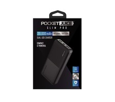 Pocket Juice Slim Pro 20,000mAh, Portable Power Bank and Charger with Dual USB picture