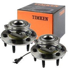 Pair Timken Front Wheel Hub Bearing for 07-14 Chevy Suburban 1500 Silverado 4x4 picture