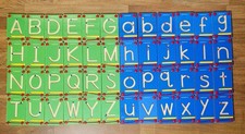 Lakeshore Learning Magnet Wood Alphabet Trace Letters Education ABC Upper/Lower picture